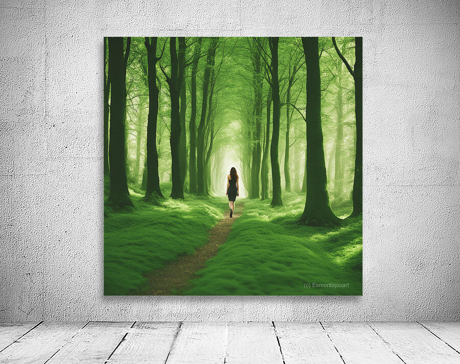 Walking through the forest 36 Wall Preview