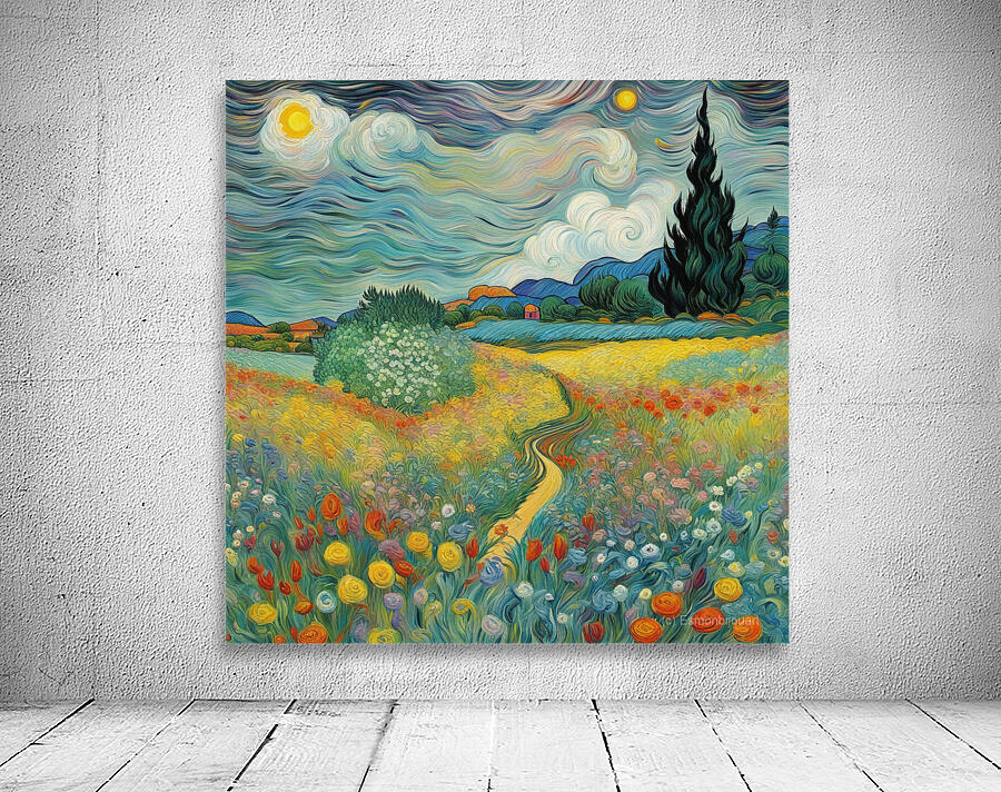 Artistic Landscape 4 Wall Preview