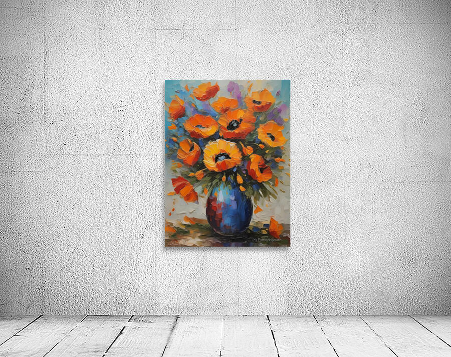 Flowerful Vase 84 Wall Preview