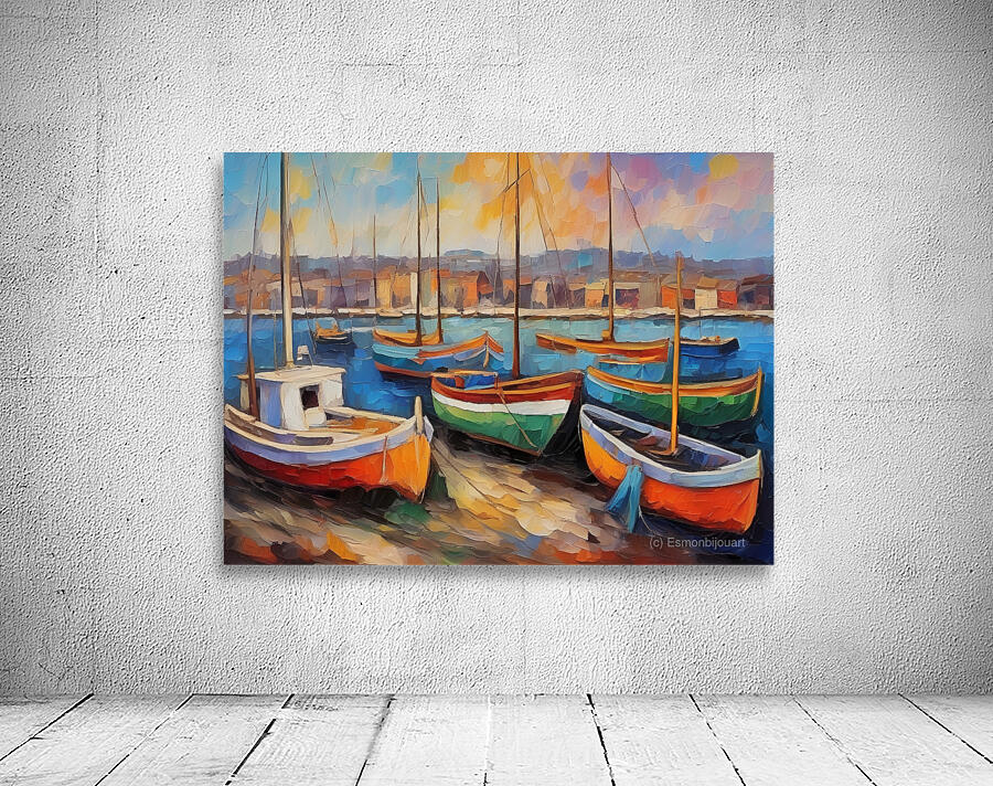 Harbor Scene 6 Wall Preview