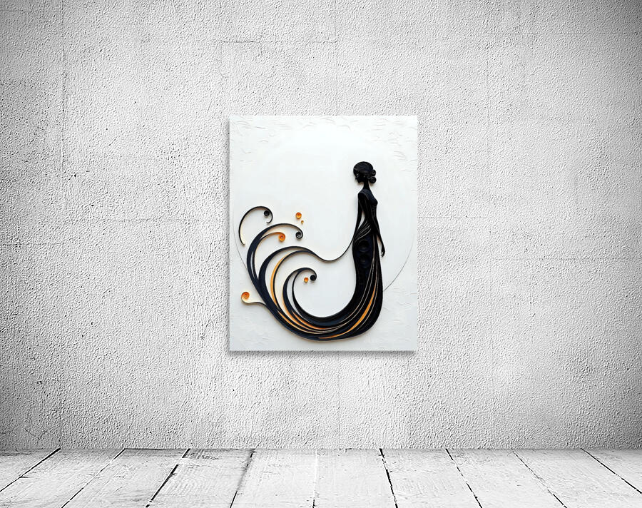 A stylized figure 2 Wall Preview