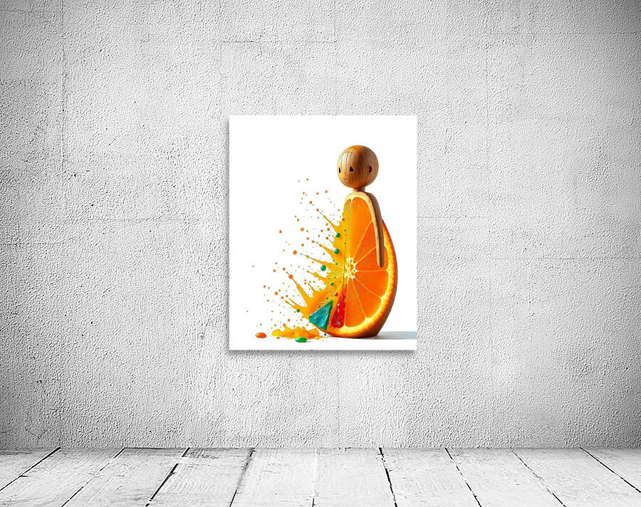 Abstract Orange 2 Wall Preview