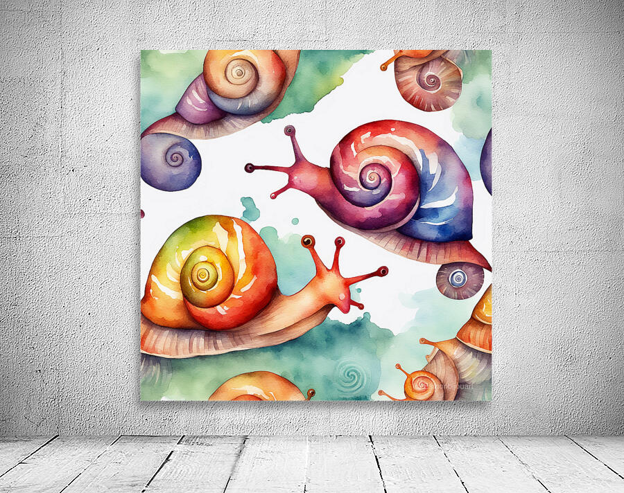 Rainbow Snail 4 Wall Preview