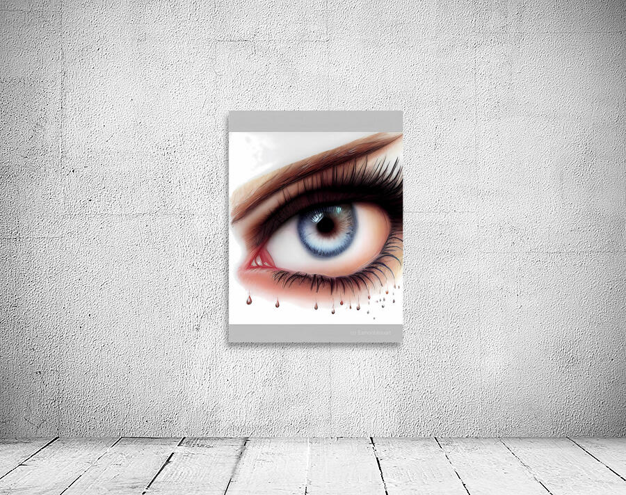 Crying Eye with Dramatic Detail Wall Preview