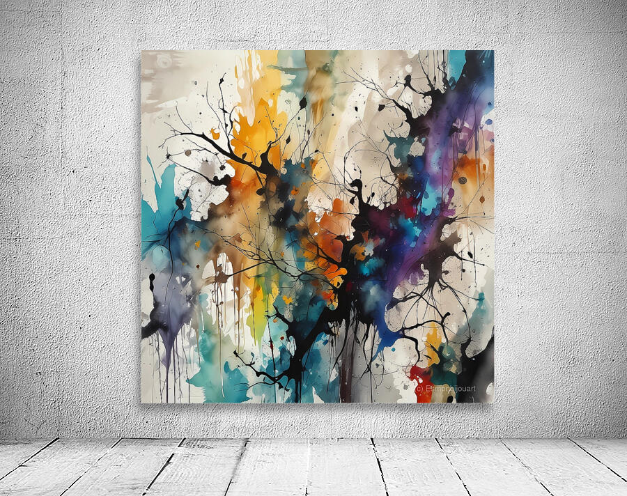 Vibrant Color Explosion Wall Preview