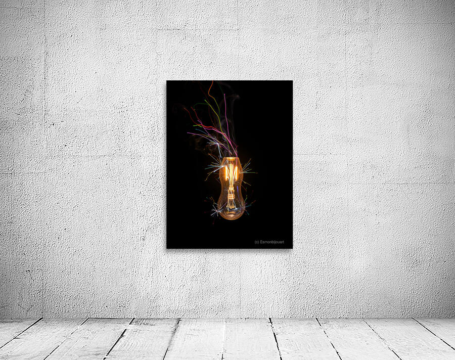 Creative Light Bulb Explosion Wall Preview