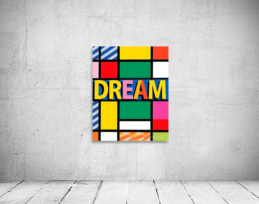 Geometric Dream Composition Wall Preview