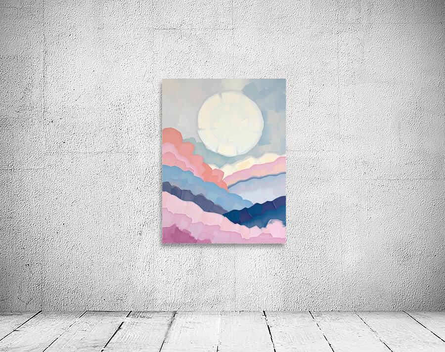 Abstract Moonlit Landscape Wall Preview