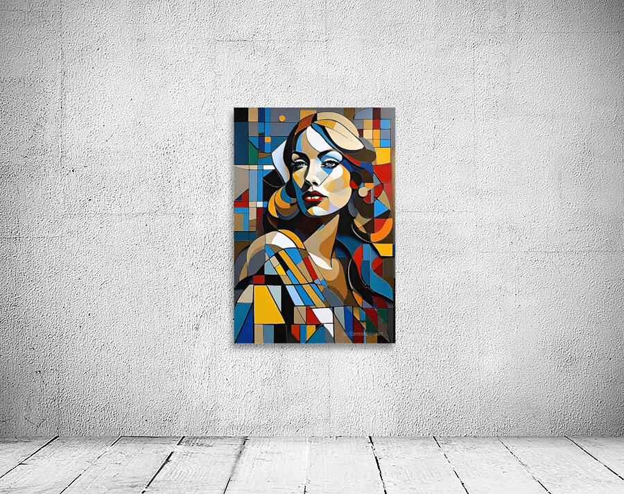 Geometric Woman Wall Preview
