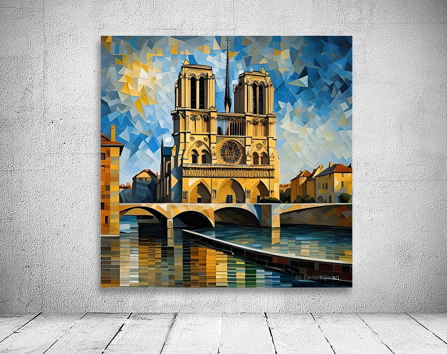 Notre Dame Mosaic Wall Preview