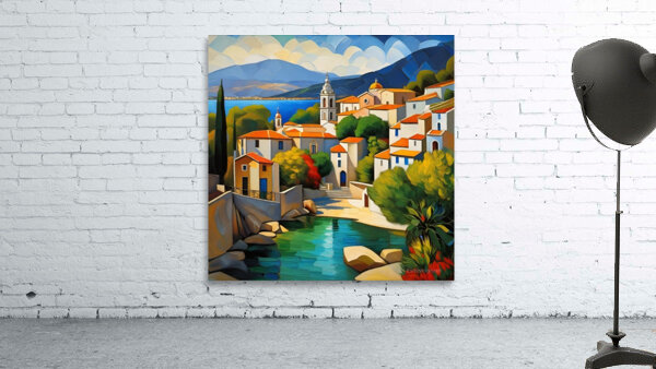 Coastal Village View Wall Preview