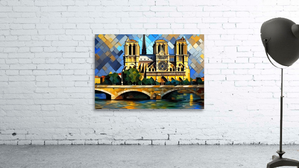 Notre Dame Mosaic 3 Wall Preview