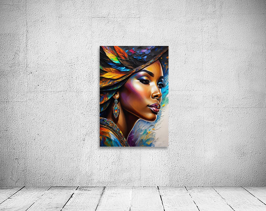 Vibrant Feathers Wall Preview