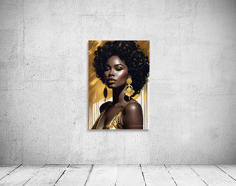 Gold and black 15 Wall Preview