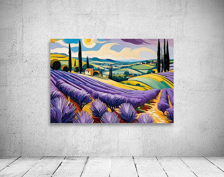 Lavender field1 Wall Preview