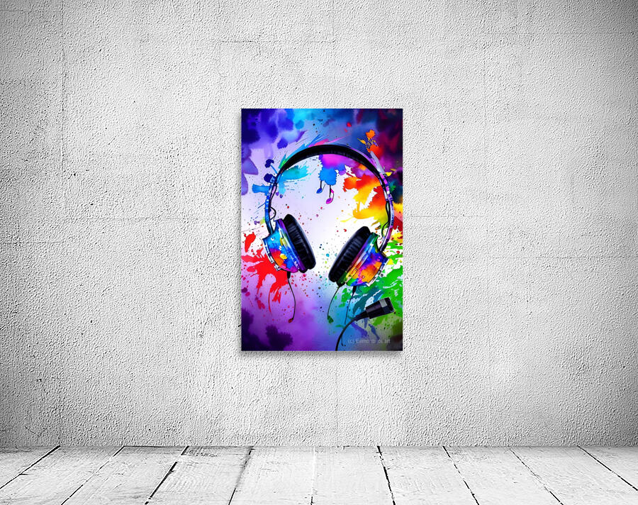 Electrifying Headphones 2 Wall Preview