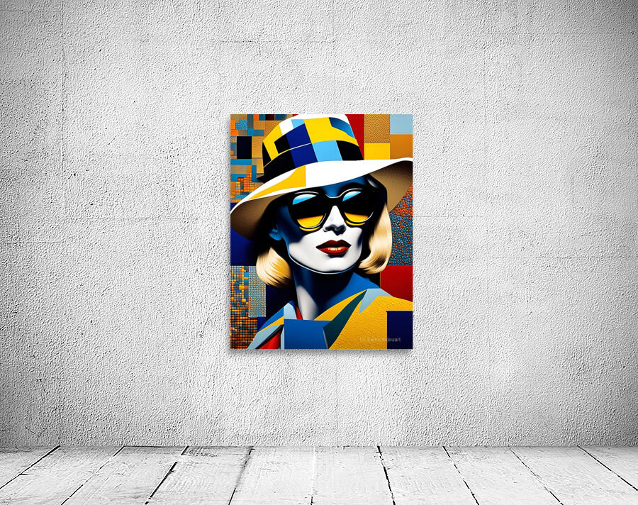 Sunny Lady in a Stylish Hat 5 Wall Preview