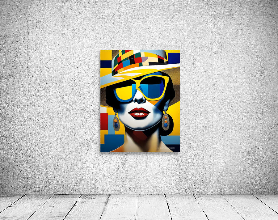 Sunny Lady in a Stylish Hat 6 Wall Preview