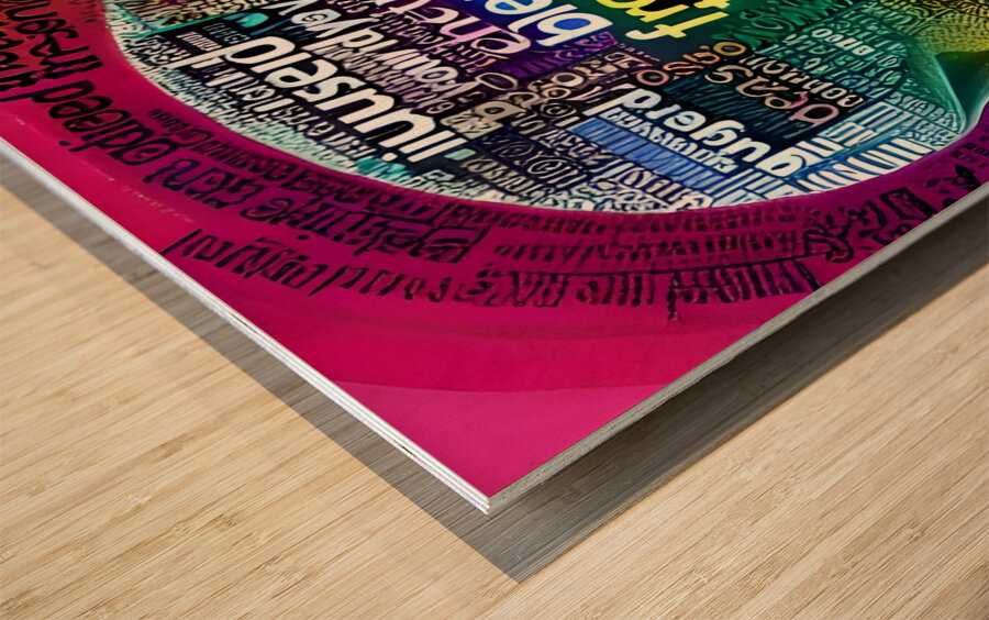 The Art of the Mind 71 Wood print