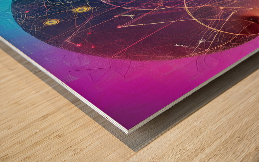 The Art of the Mind 83 Wood print