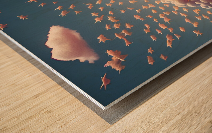 The Art of the Mind 90 Wood print