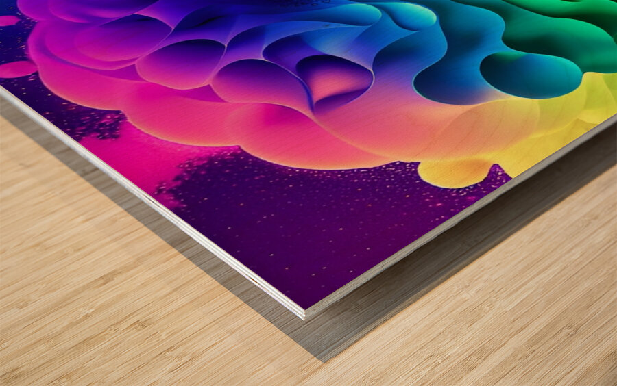 The Art of the Mind 124 Wood print