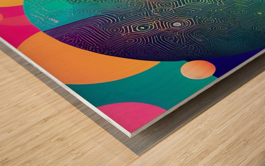 The Art of the Mind 130 Wood print