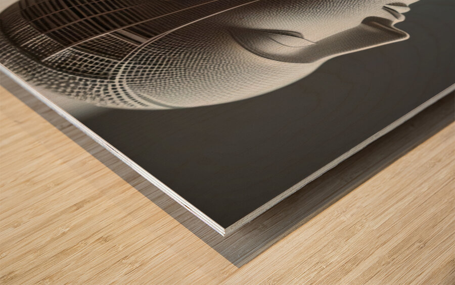 Faceless Expression 6 Wood print