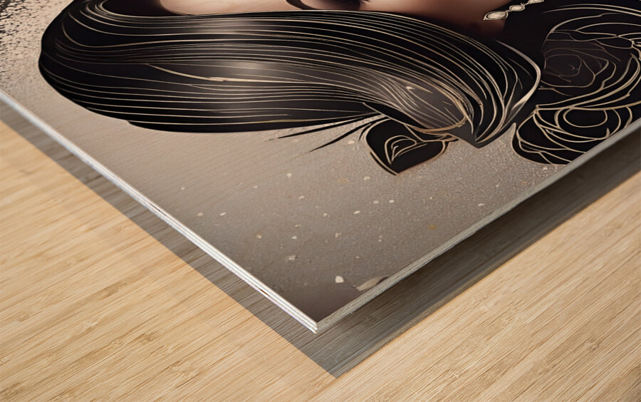 Rose of Elegance 10 Wood print