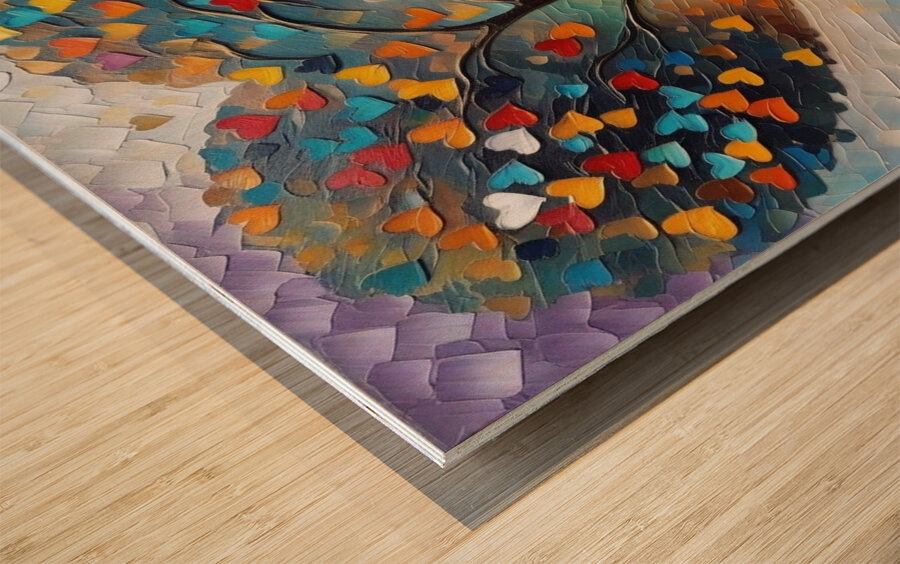 Artistic Tree of Life 74 Wood print