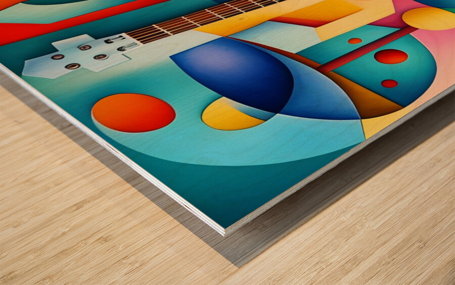 Mosaic Musical 31 Wood print