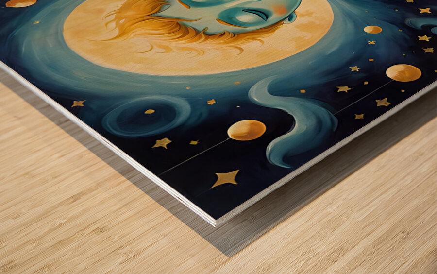 Dreamy Night 2 Wood print