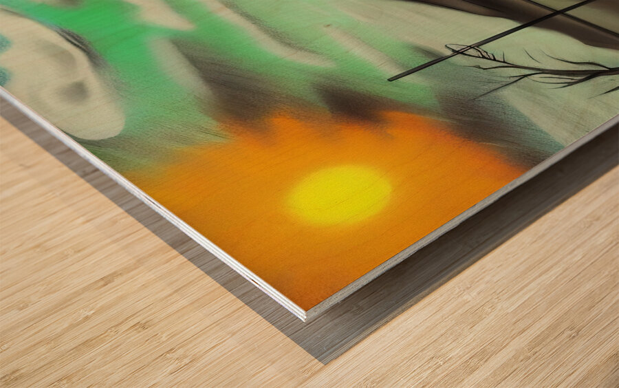 Nature s Embrace 3 Wood print