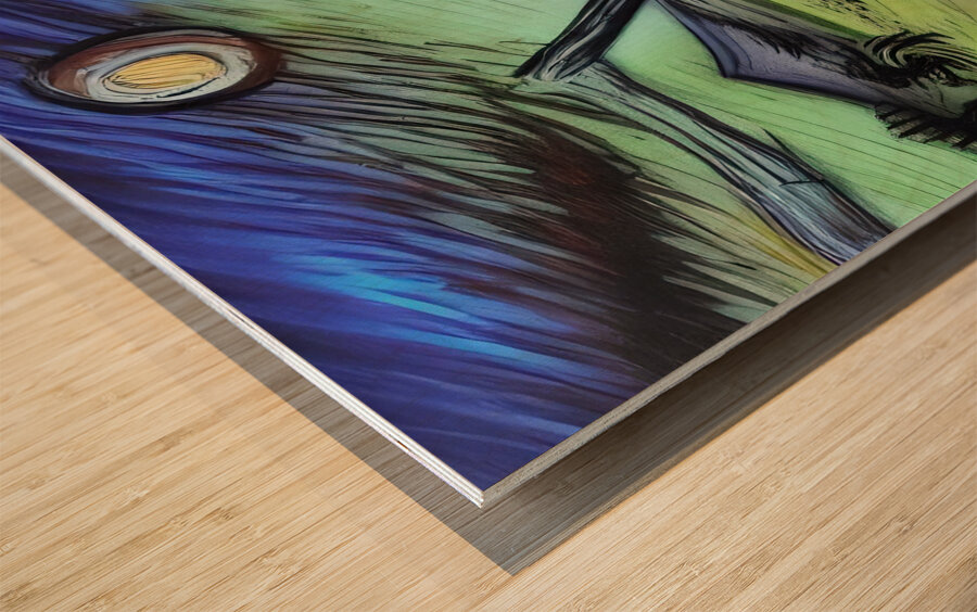 Nature s Embrace 4 Wood print