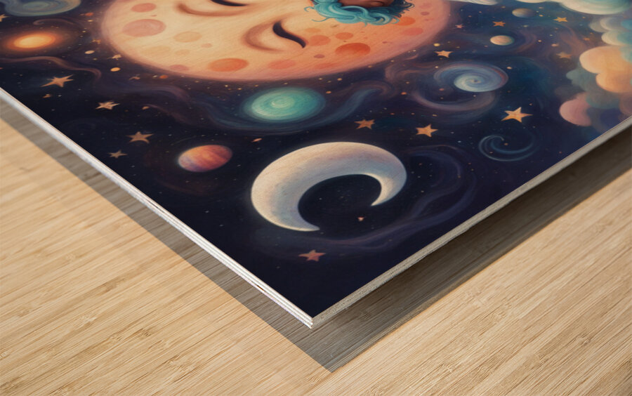 Dreamy Night 9 Wood print