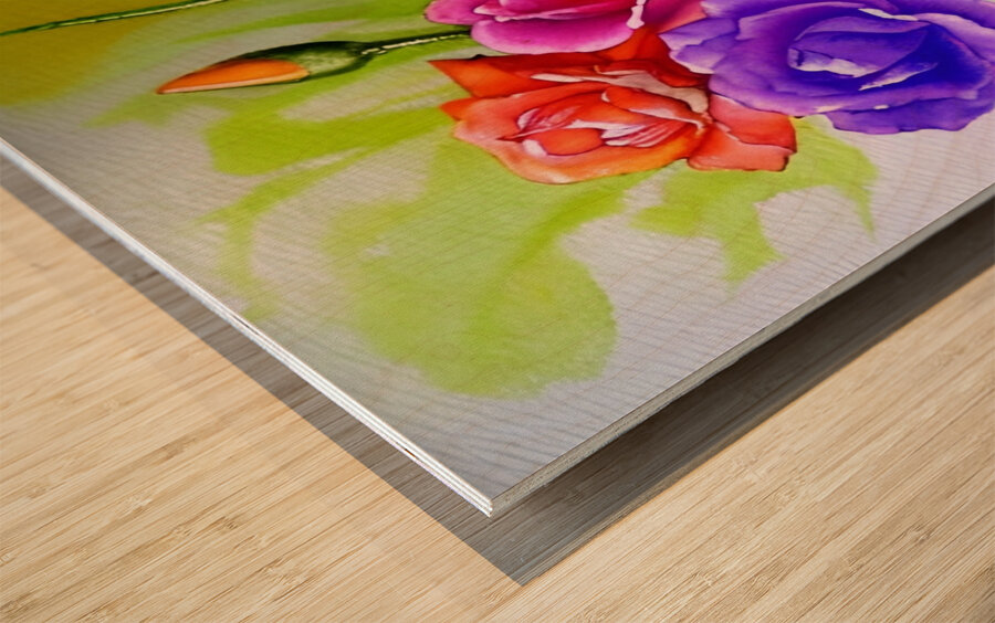 Flower Gallery  Wood print