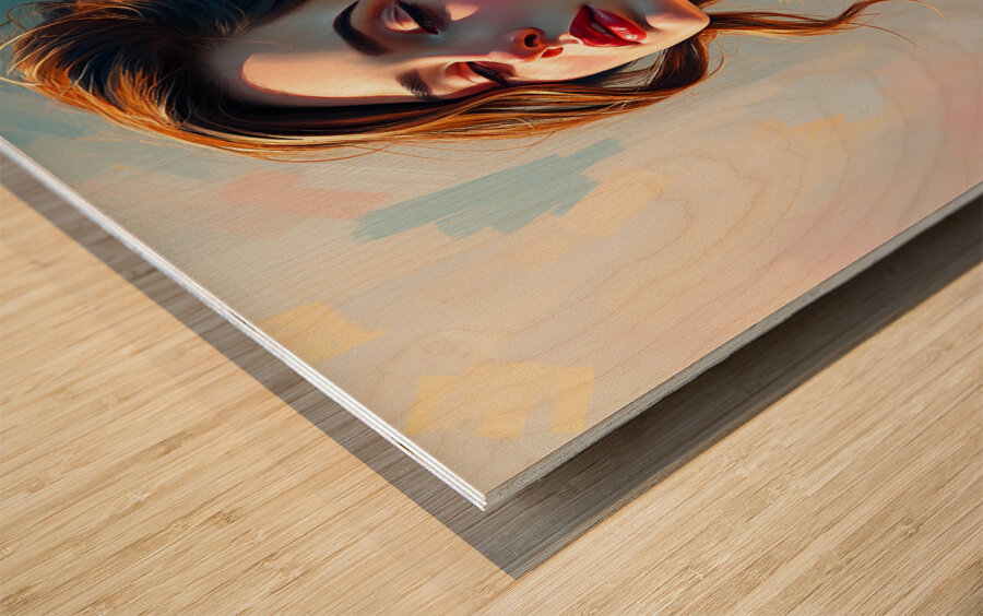 Portrait 119 Wood print