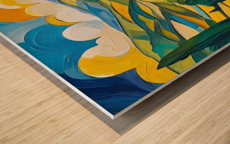 Tuscan Hills Wood print