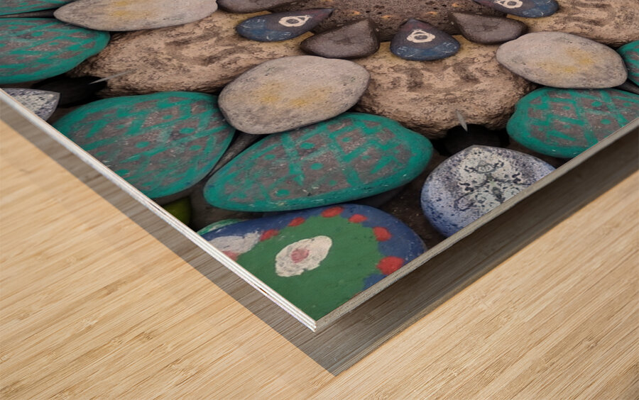 Distortions 22 Wood print