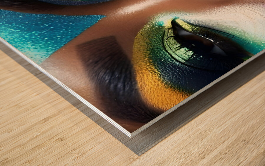 Makeup 20 Wood print