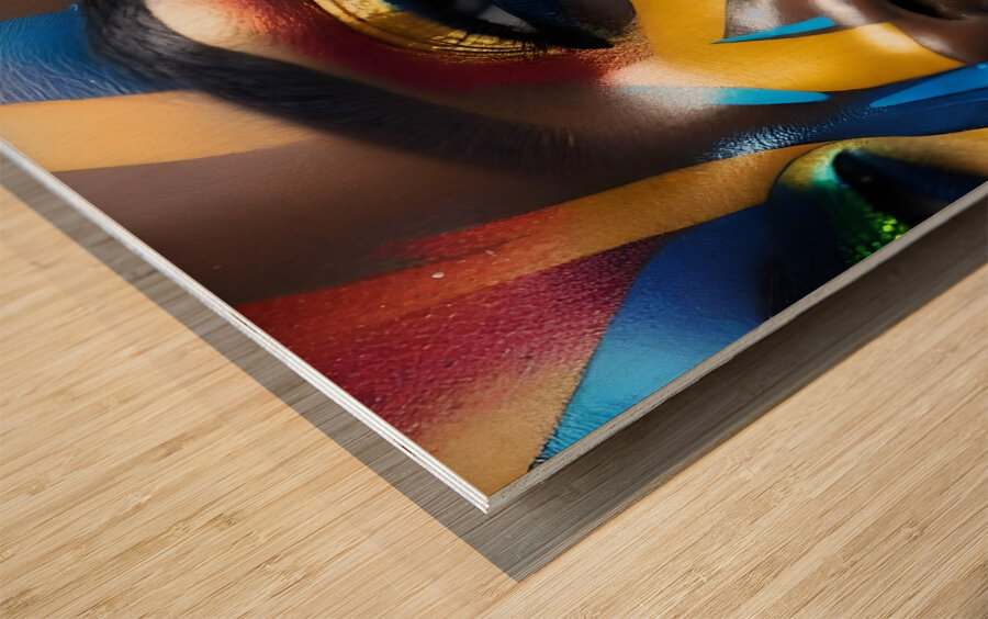 Makeup 17 Wood print