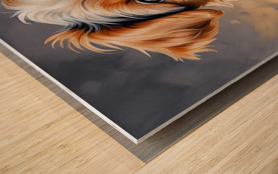 Yorkshire puppy 3 Wood print