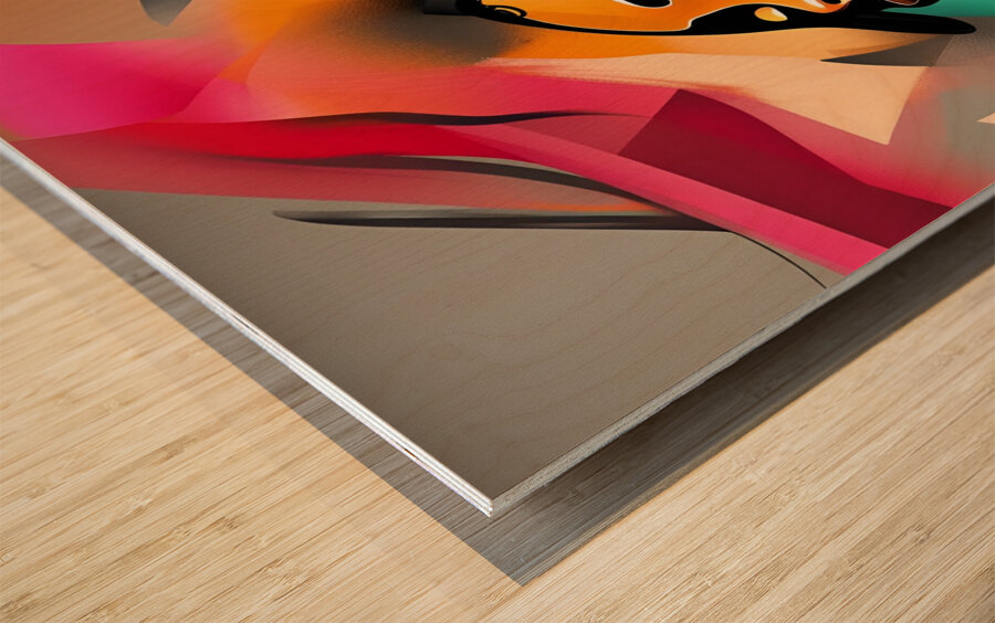 African Lady 23 Wood print