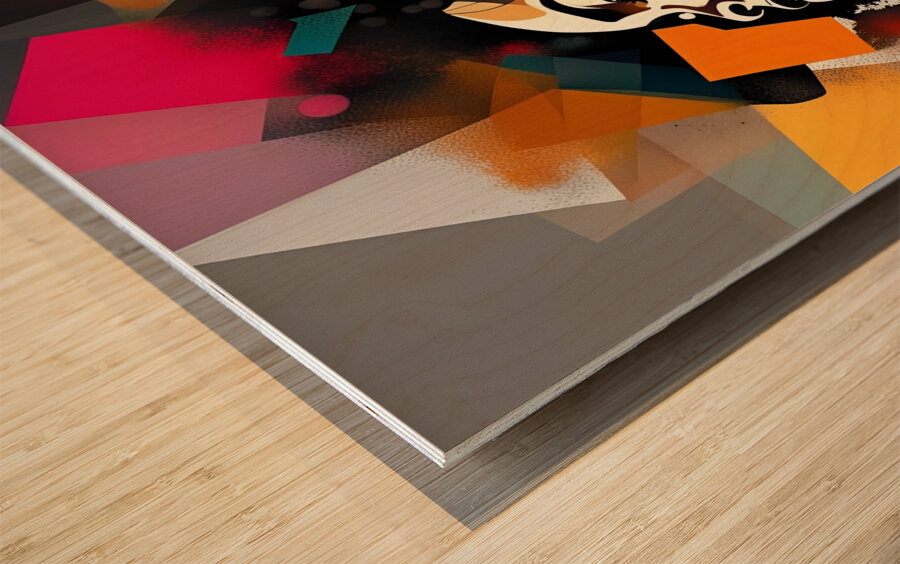 African Lady 21 Wood print