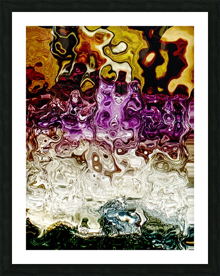 Lavender Cocktail Picture Frame Printing