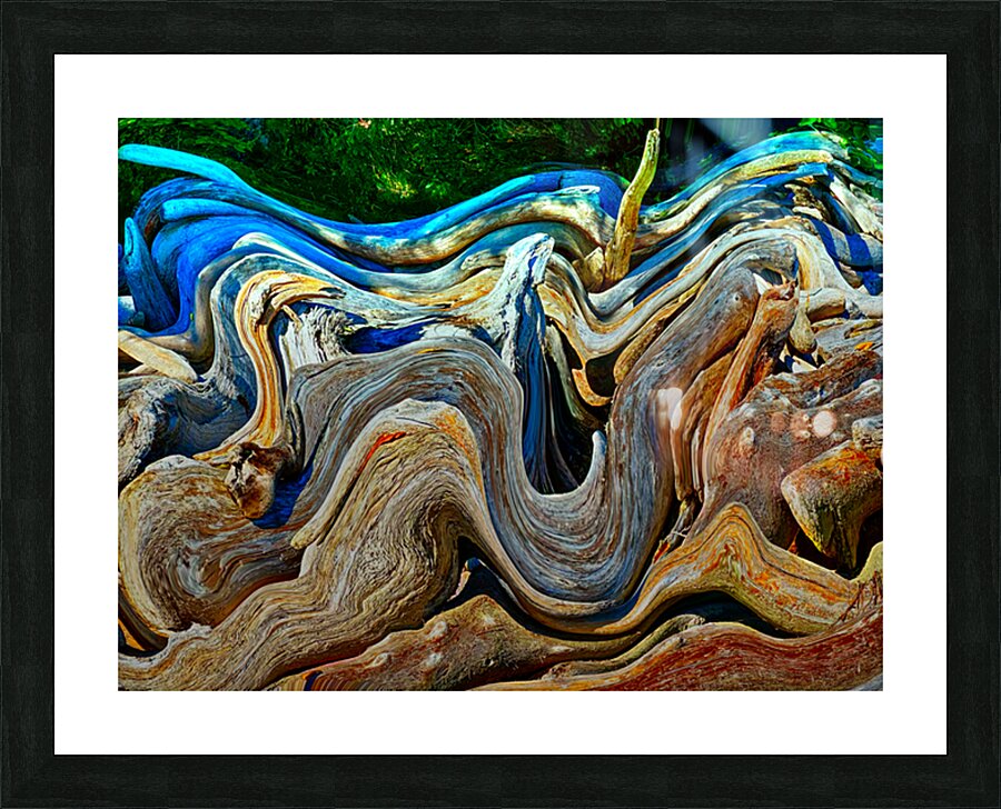 Drifted and Twisted Picture Frame Printing