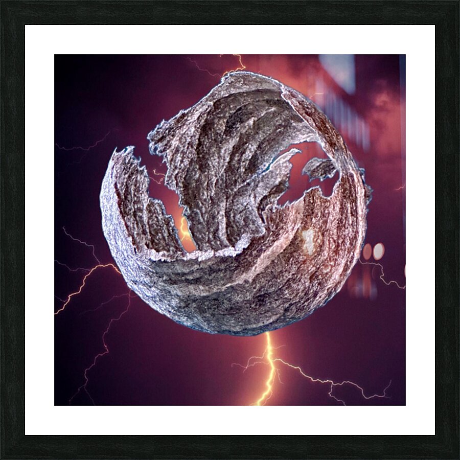 Exploded Planet  1 Picture Frame Printing