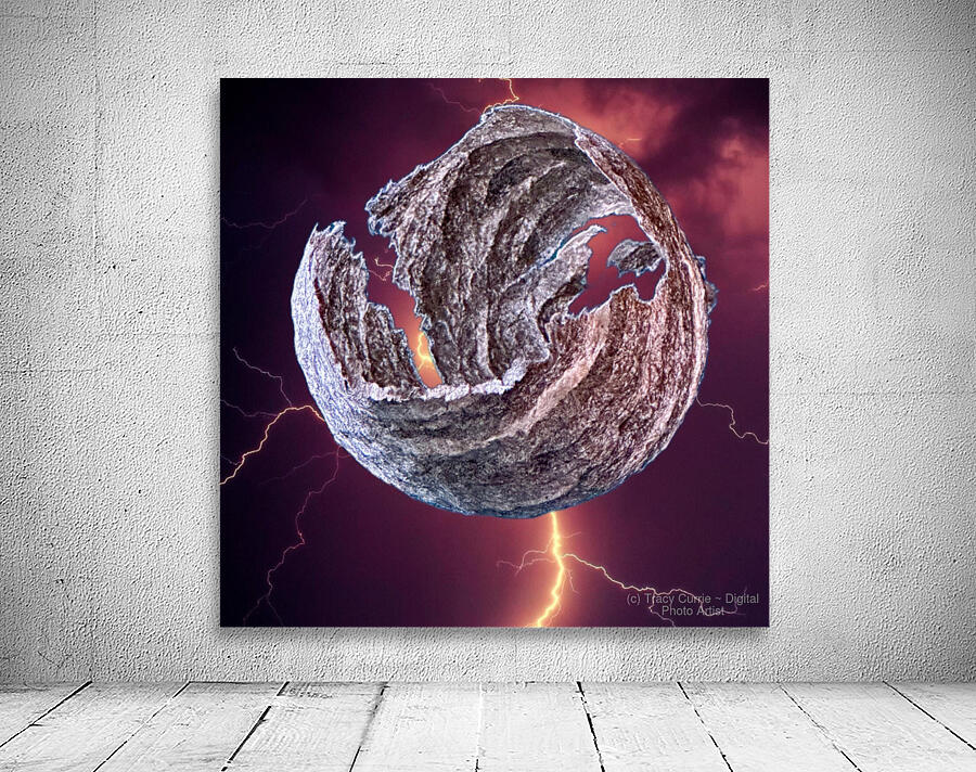 Exploded Planet  1 Wall Preview