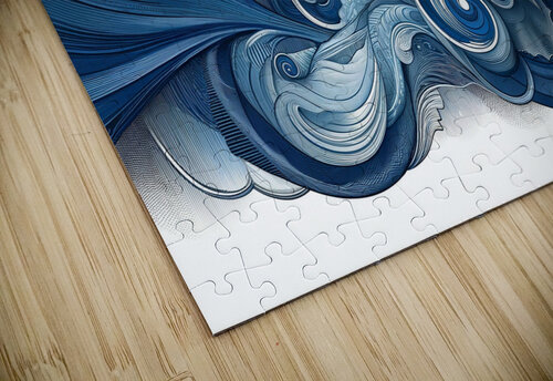 Abstract - Aqua Flow EYE AM STUDIOS puzzle