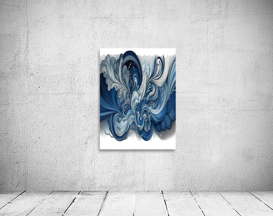 Abstract - Aqua Flow Wall Preview